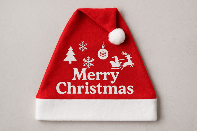 Van witte kerst naar rode muts: geef jouw kerst extra kleur met een bedrukte kerstmuts